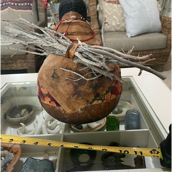 Rare, Authentic Gourd Lady by Robert Rivera - Picture 11 of 12